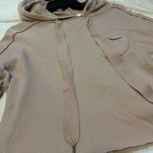 cropped hoodie sweater